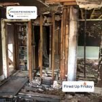 A home badly burned in a house fire caused by a hoverboard battery exploding - Independent Restoration Services - Built On Service